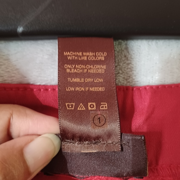 Multiples Women's Straight Leg Red Dress Pants Size 10. - Picture 12 of 12